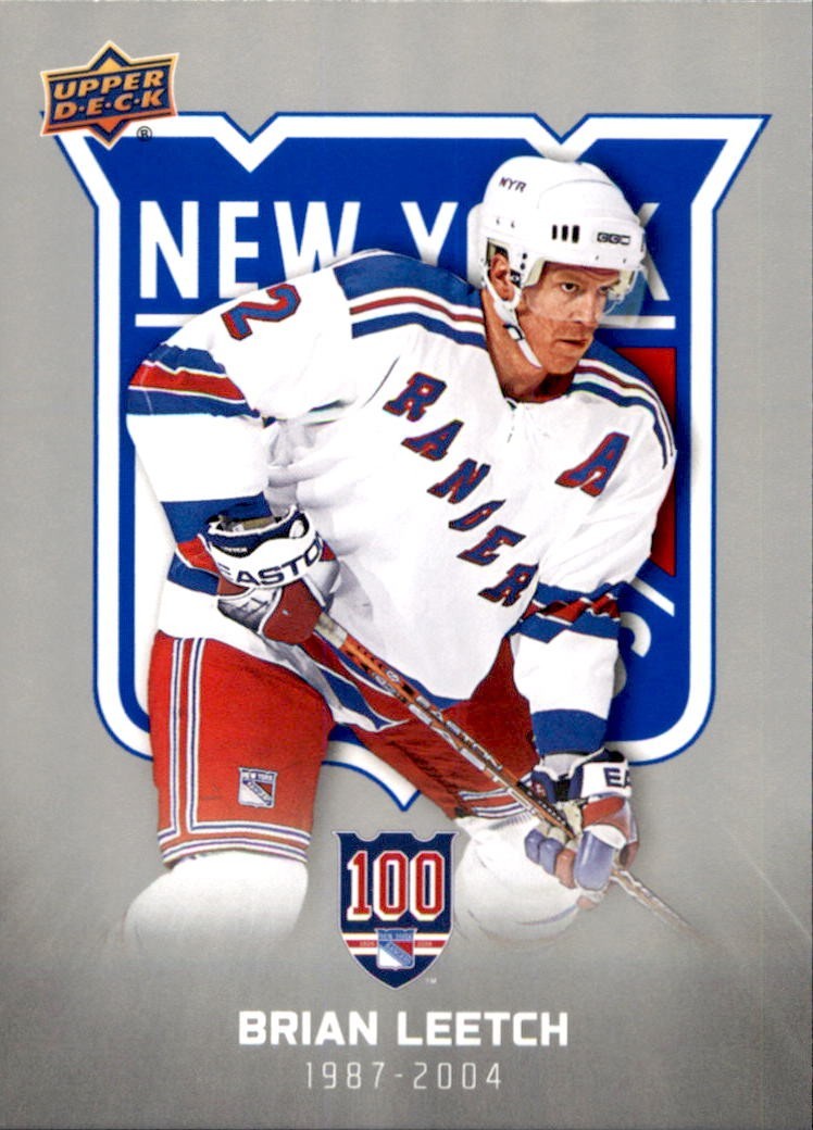 Brian Leetch  2025/26 Upper Deck New York Rangers Centennial Card #30