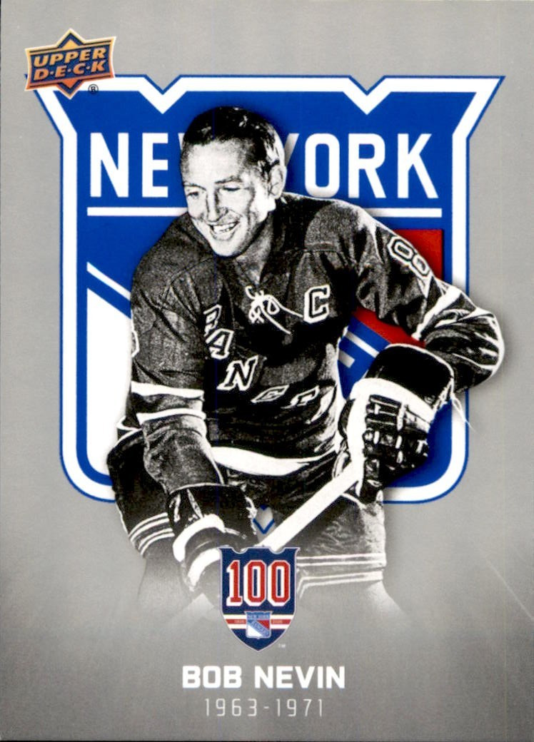 Bob Nevin  2025/26 Upper Deck New York Rangers Centennial Card #10
