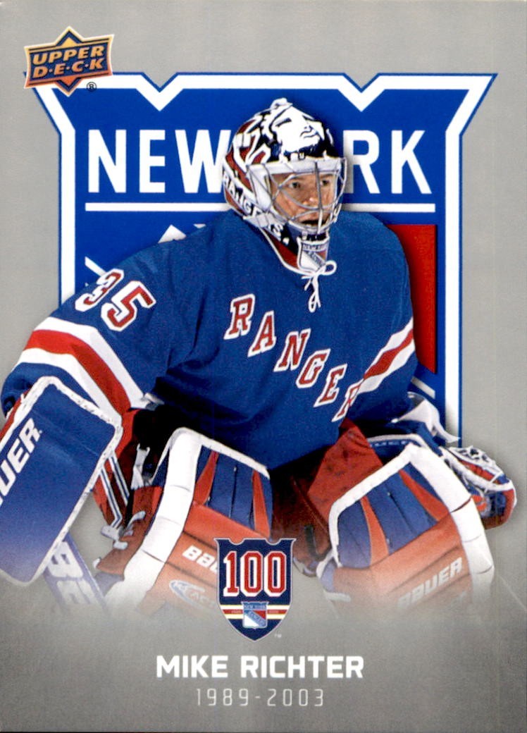 Mike Richter  2025/26 Upper Deck New York Rangers Centennial Card #36