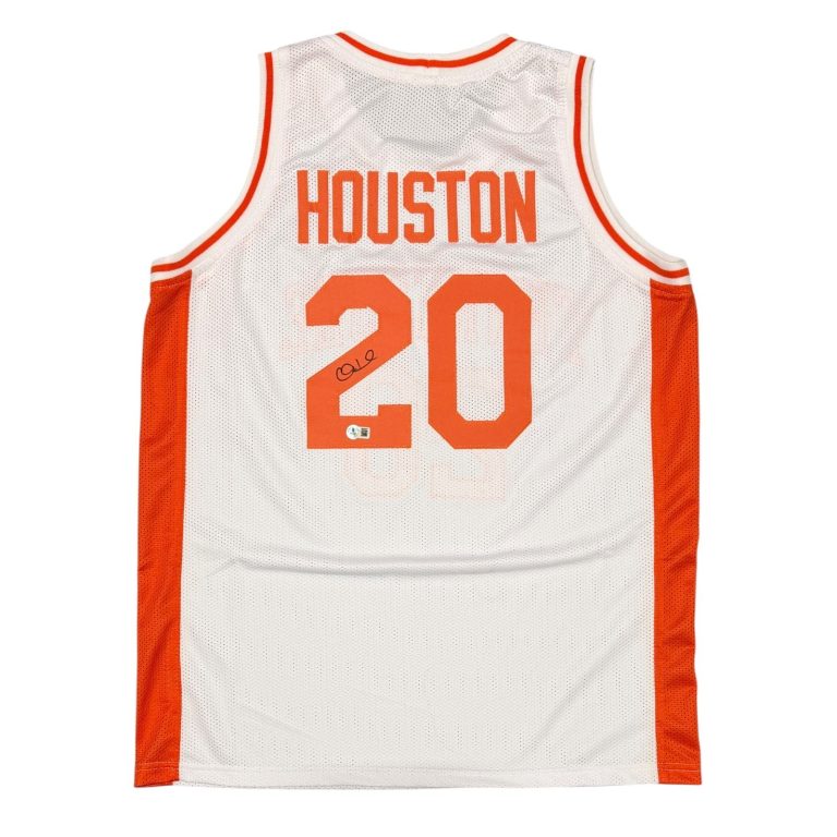 Allan Houston Signed Tennessee Volunteers Custom Jersey Beckett Witness BAS COA