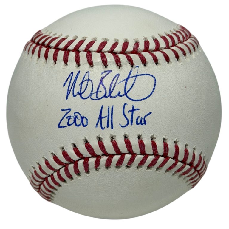Mike Bordick Signed Autographed ROMLB Baseball w/ 2000 All Star JSA Witness COA