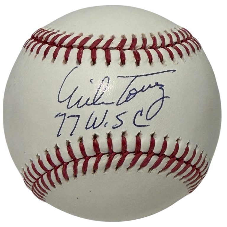 Mike Torrez Signed Autographed ROMLB Baseball w/ 77 WSC JSA Witness COA