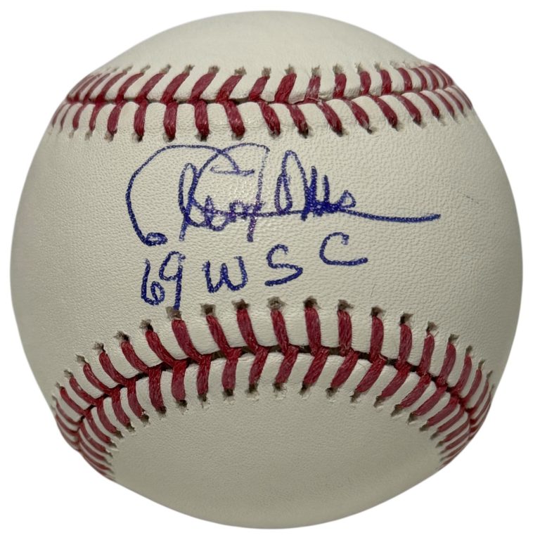 Cleon Jones Signed Autographed ROMLB Baseball w/ 69 WSC JSA Witness COA NY Mets