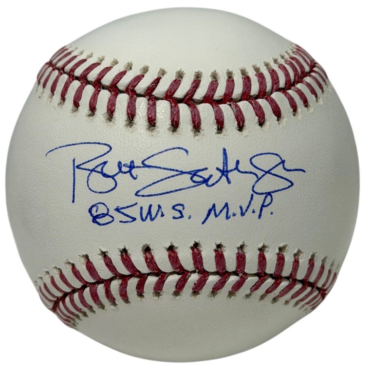 Bret Saberhagen Signed Autographed ROMLB Baseball w/ 85 WS MVP JSA Witness COA