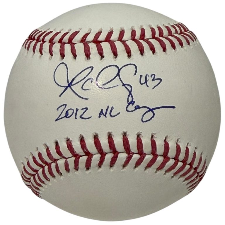 R.A. Dickey Signed Autographed ROMLB Baseball w/ 2012 NL CY JSA Witness COA