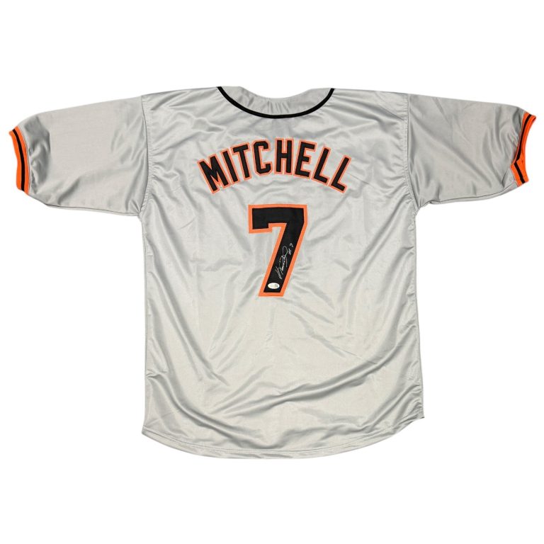 Kevin Mitchell Signed San Francisco Giants Custom Grey Jersey JSA Witness COA