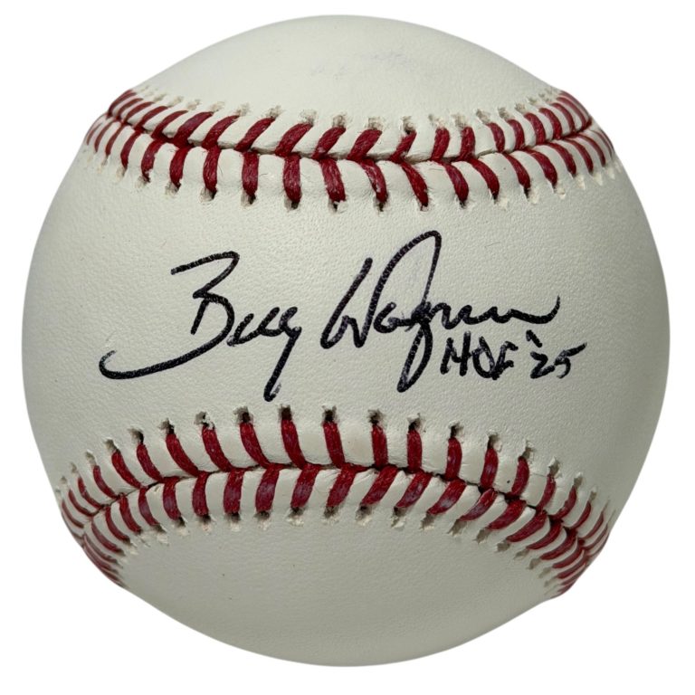 Billy Wagner Signed Autographed ROMLB Baseball w/ HOF 25 JSA COA + Steiner