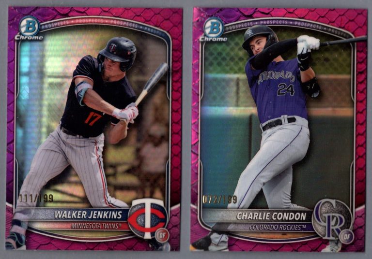 2025 Bowman Chrome Draft Fuchsia Reptilian Refractor /199 Singles RC  - You Pick