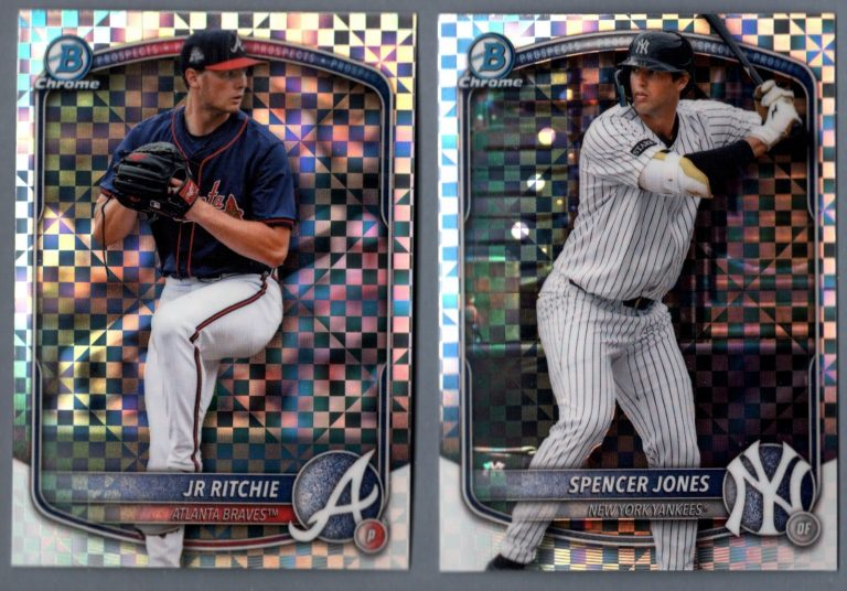 2025 Bowman Chrome Draft X-Fractor Singles w/ Rookie RC Singles - You Pick