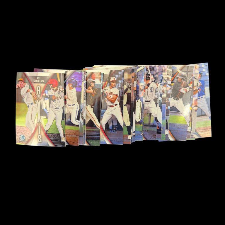2025 Bowman Chrome Draft Baseball Axis Insert Complete (20) Card Set