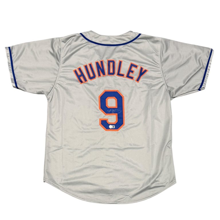 Todd Hundley Signed New York Mets Custom Jersey Beckett Witness BAS COA