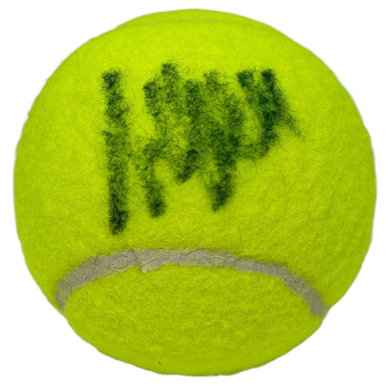 Ivan Lendl Signed Autographed Wilson Tennis Ball Beckett BAS COA A