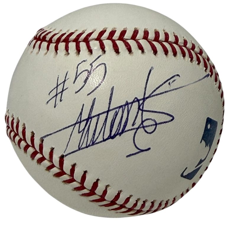 Dikembe Mutombo Signed Autographed ROMLB Baseball Beckett BAS COA Denver Nuggets