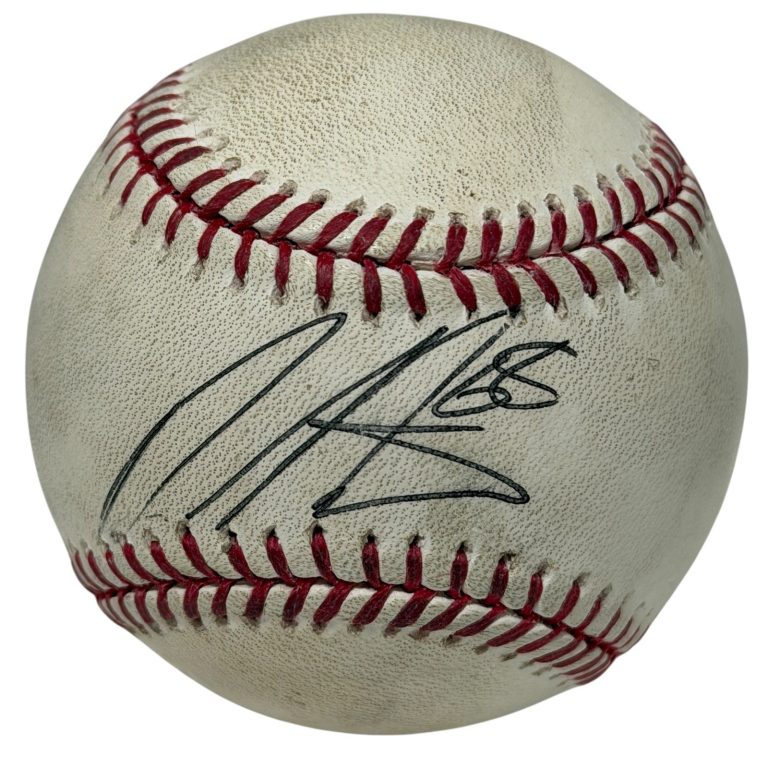 Dellin Betances Signed Game Used ROMLB Baseball JSA COA New York Yankees