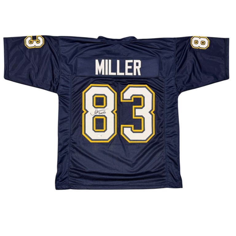 Anthony Miller Signed SD Chargers Custom Jersey w/ 5x Pro JSA Witness COA