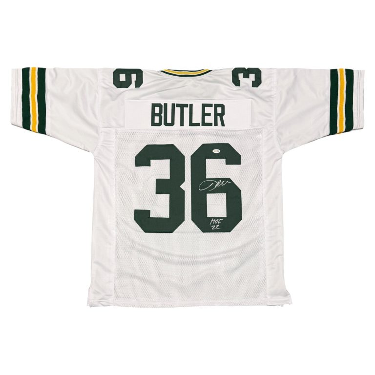LeRoy Butler Signed Green Bay Packers Custom Jersey w/ HOF 22 JSA Witness COA
