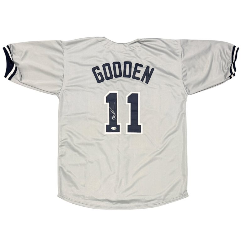Doc Gooden Signed Autographed New York Yankees Custom Jersey JSA Witness COA