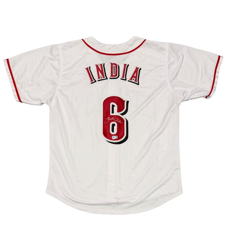 Jonathan India Signed Cincinnati Reds Custom Jersey Beckett Witness BAS COA