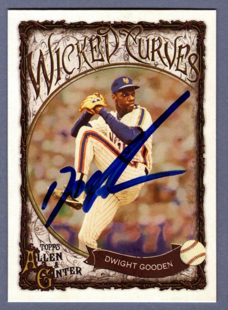 Doc Gooden Signed 2025 Topps Allen & Ginter Wicked Curves Insert #WC-1 LSCM COA