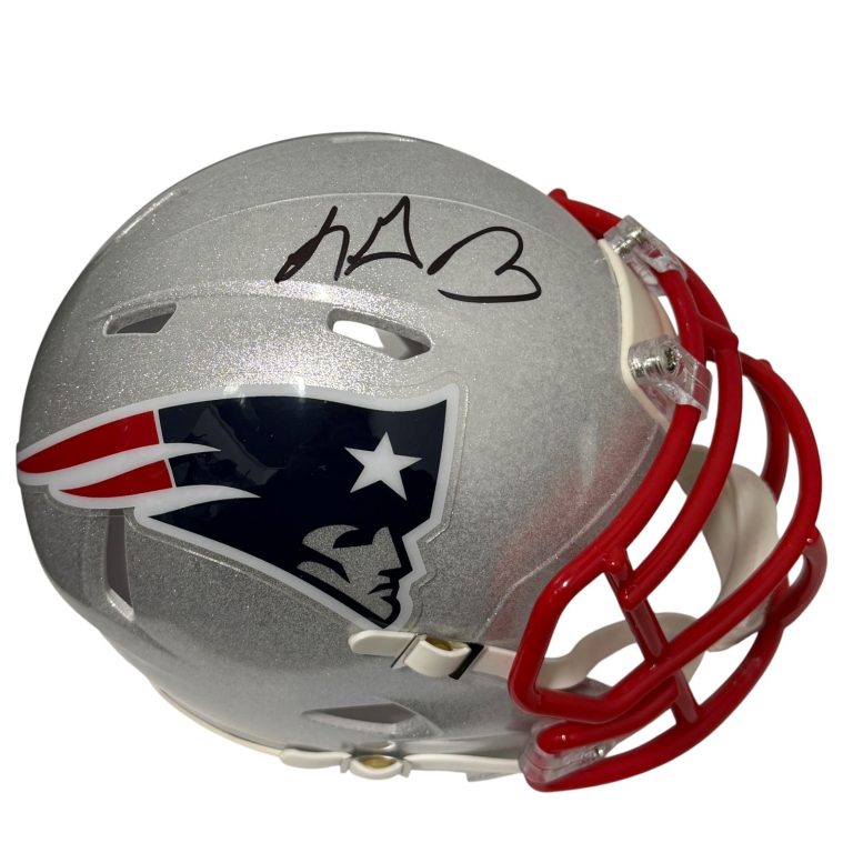 LeGarrette Blount Signed New England Patriots Speed Mini Helmet JSA Witness COA
