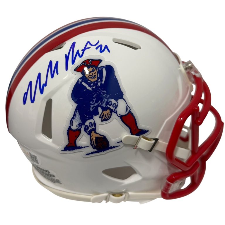 Malcolm Butler Signed New England Patriots TB Mini Helmet JSA Witness COA