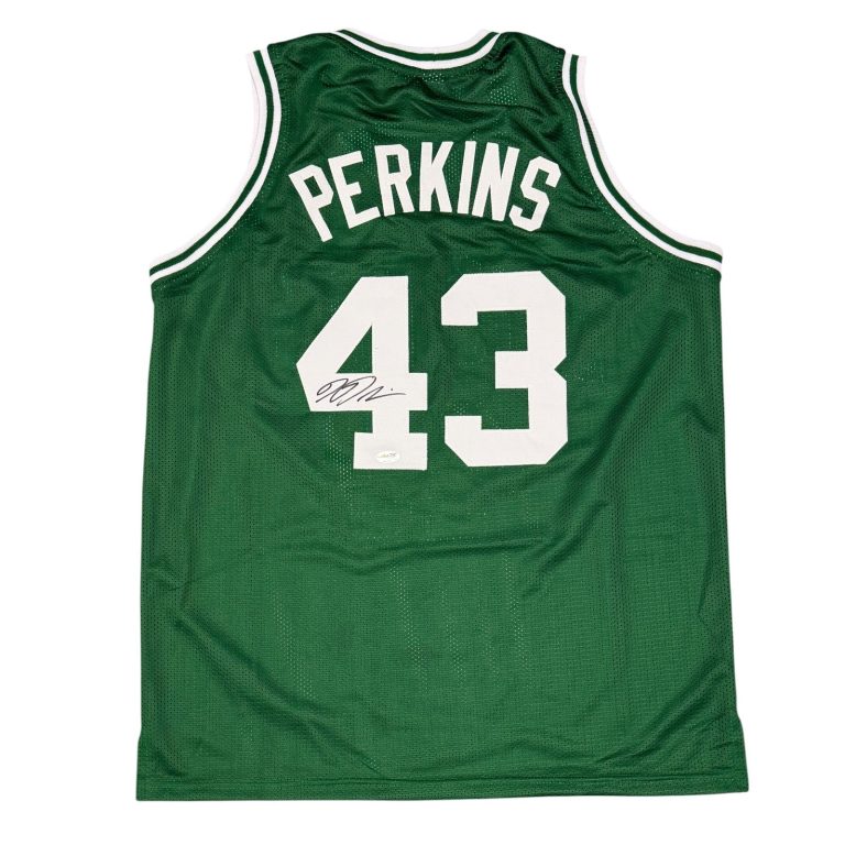 Kendrick Perkins Signed Autographed Boston Celtics Custom Jersey JSA Witness COA