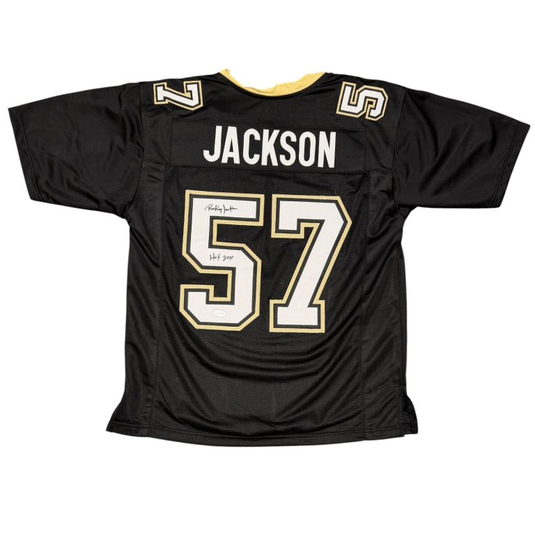 Rickey Jackson Signed New Orleans Saints Custom Jersey w/ HOF 2010 JSA Wit COA