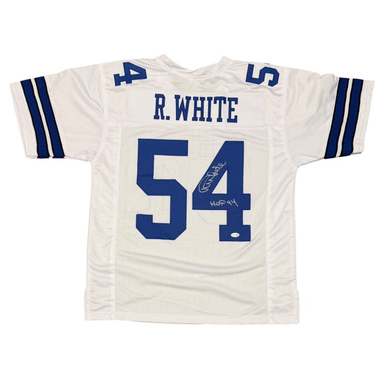 Randy White Signed Dallas Cowboys Custom Jersey w/ HOF 94 JSA Witness COA