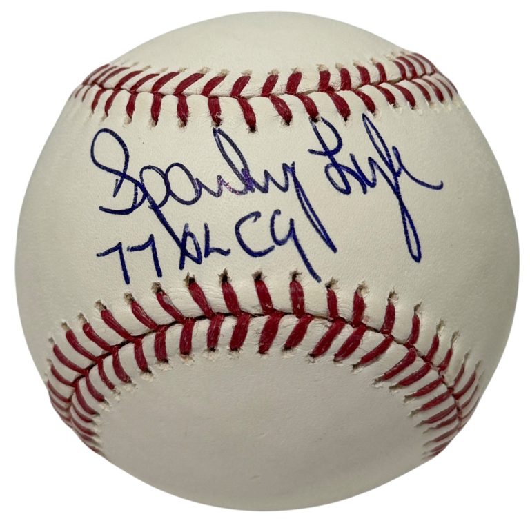 Sparky Lyle Signed Autographed ROMLB Baseball w/ 77 AL CY JSA COA Yankees