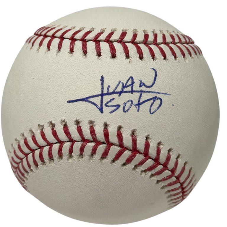 Juan Soto Signed Early Pre-Rookie Signature ROMLB Baseball JSA COA NY Mets