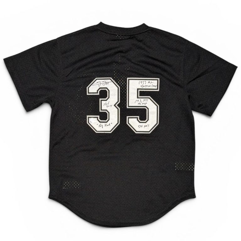 Frank Thomas Signed White Sox Mitchell & Ness Jersey w/ 5x Ins Beckett W BAS COA
