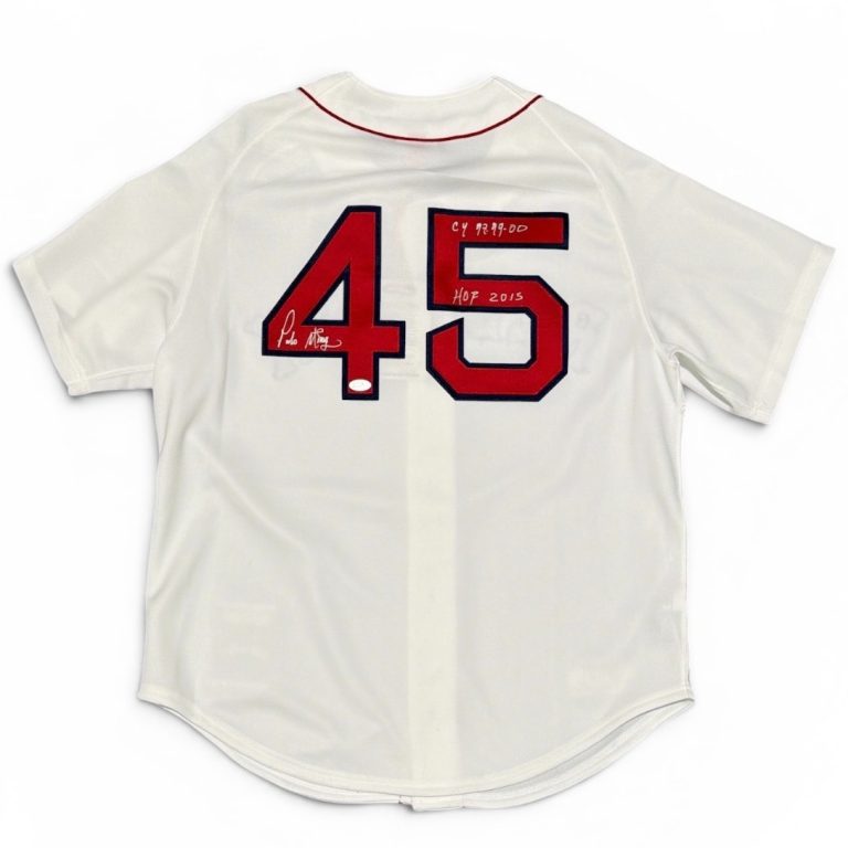 Pedro Martinez Signed Red Sox Mitchell & Ness Authentic Jersey w/ CY HOF JSA COA