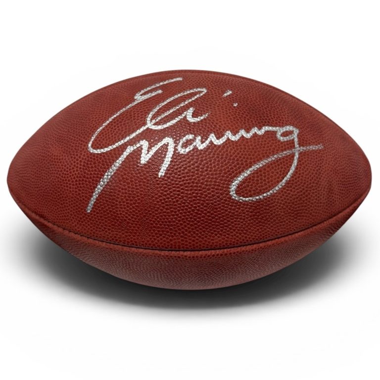 Eli Manning Signed Wilson NFL The Duke Official Football JSA COA New York Giants
