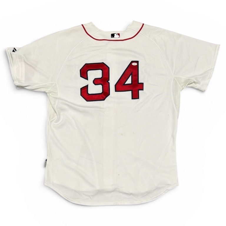 David Ortiz Signed Autographed Boston Red Sox Majestic Jersey w/ BP Insc JSA COA