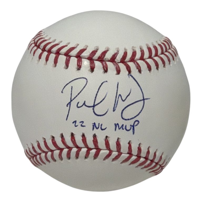 Paul Goldschmidt Signed Autographed ROMLB Baseball w 22 NL MVP JSA COA Cardinals