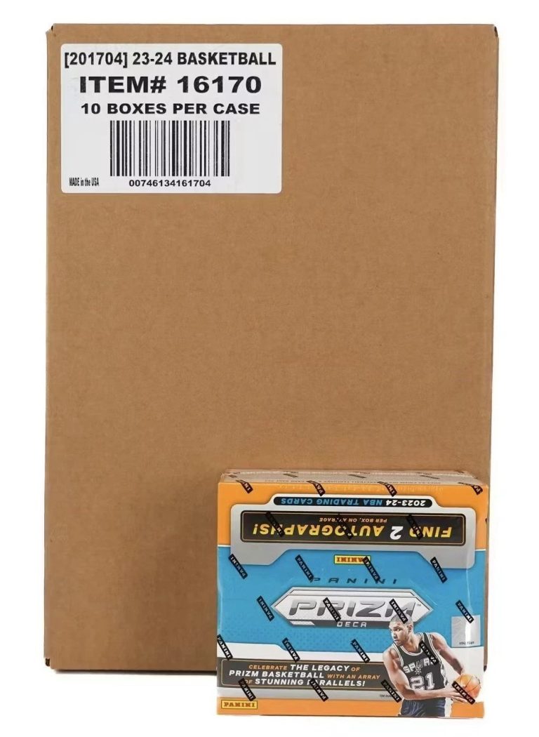 (1) 2023-24 Panini Prizm Deca NBA Basketball Factory Sealed (10) Box Hobby Case