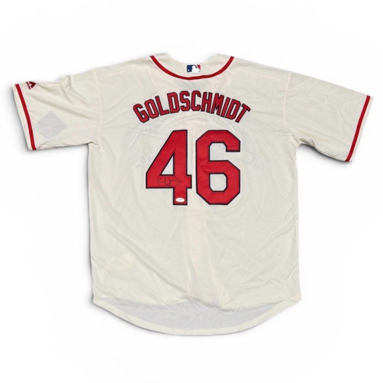 Paul Goldschmidt Signed St. Louis Cardinals Custom Replica Jersey JSA COA