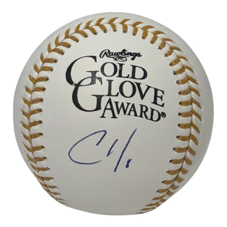 Christian Walker Signed Autographed Gold Glove Baseball JSA COA D-Backs Astros