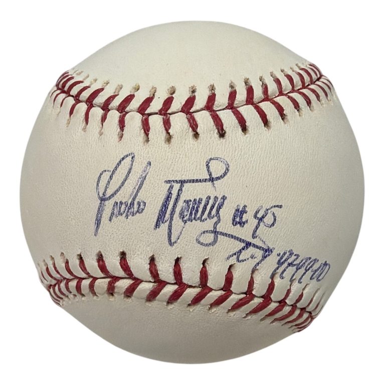 Pedro Martinez Signed Autographed ROMLB Baseball w/ CY Young Ins JSA COA Red Sox