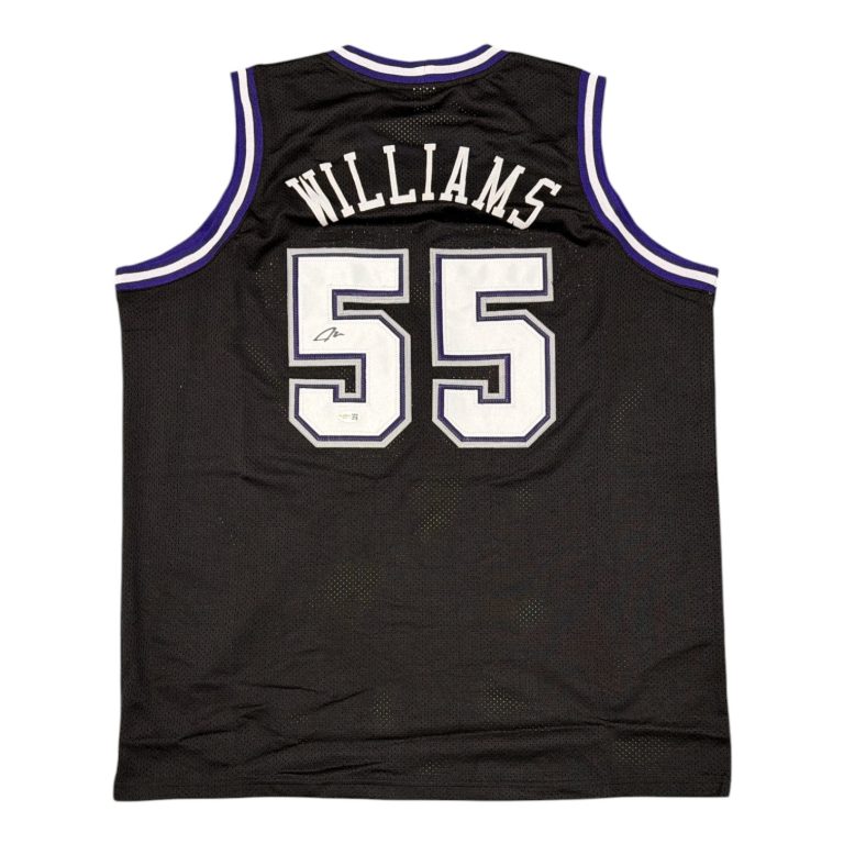 Jason Williams Signed Sacramento Kings Custom Jersey JSA Witness COA