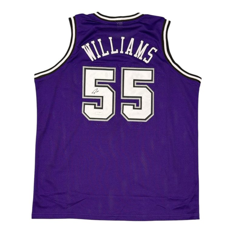 Jason Williams Signed Sacramento Kings Custom Jersey JSA Witness COA