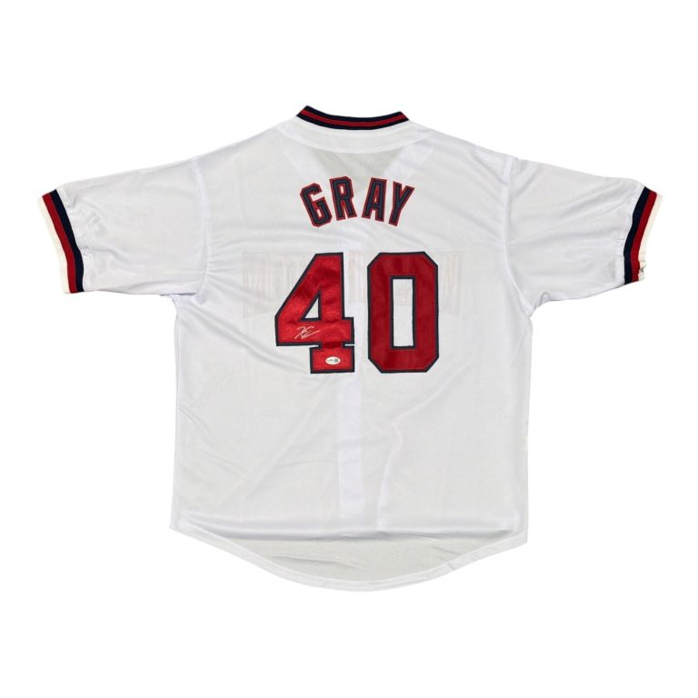 Josiah Gray Signed Autographed Washington Nationals Custom Jersey JSA COA