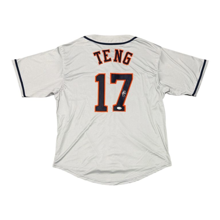 Kai-Wei Teng Signed Autographed Houston Astros Custom Jersey JSA COA