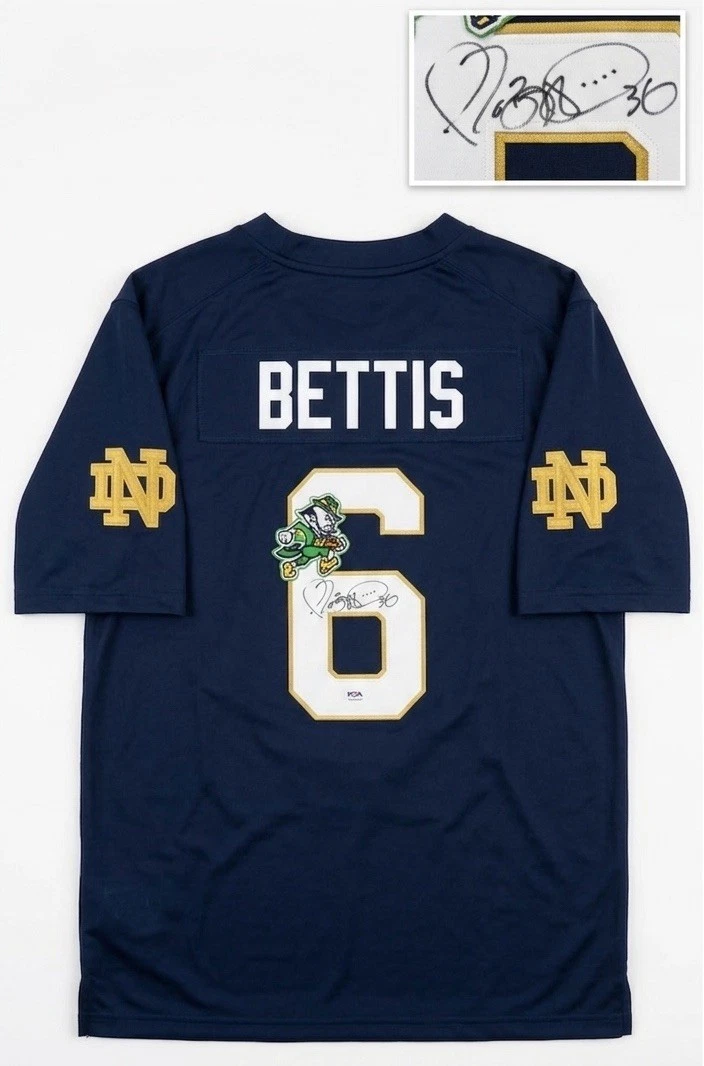 Jerome Bettis Signed Notre Dame Jersey JSA Authentic Autograph