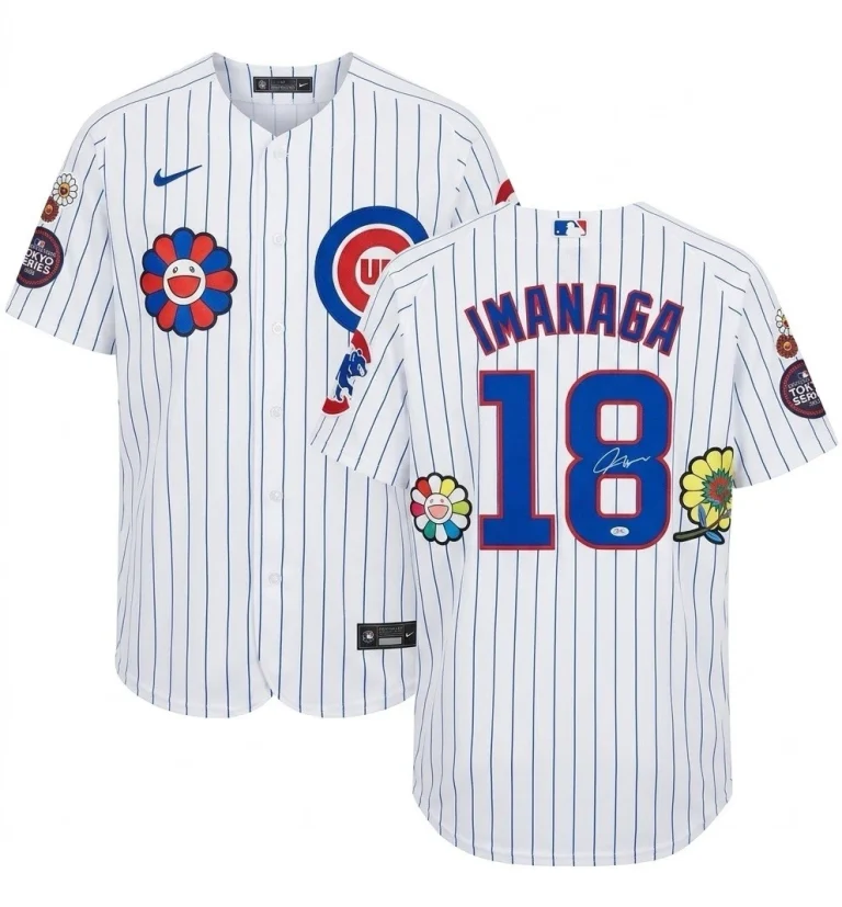 Shota Imanaga Signed Jersey Tokyo Series Chicago Cubs PSA Authentic Autograph