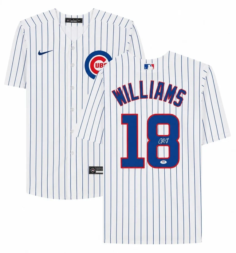 Caleb Williams Signed Jersey Chicago Bears CUBS PSA Authentic Autograph Large