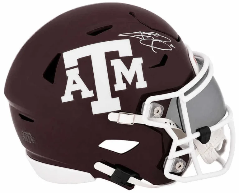 Johnny Manziel Signed Texas A&M Riddell Mid-Size MIDI SpeedFlex Helmet -(SS COA)