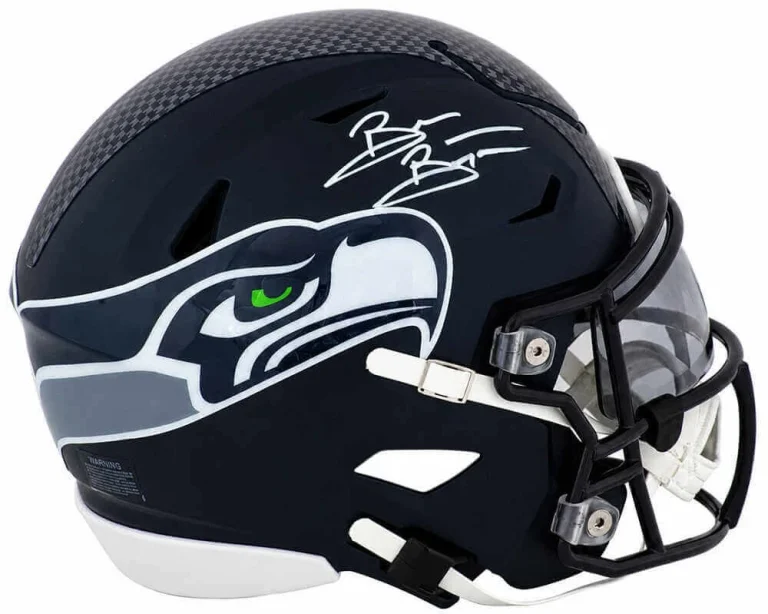 Brian Bosworth Signed Seahawks Riddell Mid-Size MIDI SpeedFlex Helmet - (SS COA)