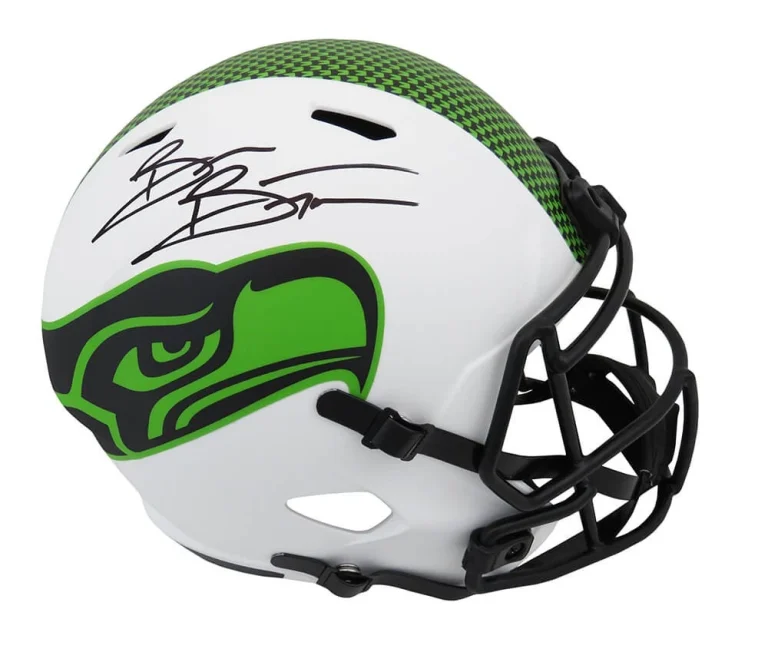 Brian Bosworth Signed Seahawks Lunar Eclipse Full Size Replica Helmet - (SS COA)