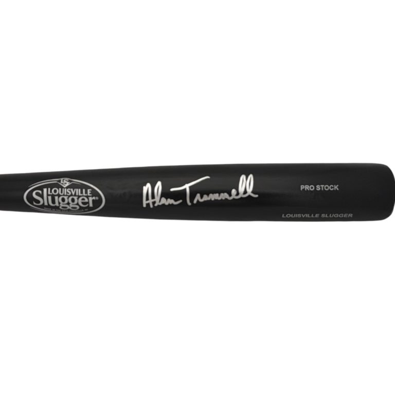 Alan Trammell Signed Autographed Louisville Slugger Black Bat JSA Witness COA